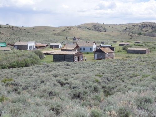 GDMBR: South Pass City - The original pioneer dwellings.